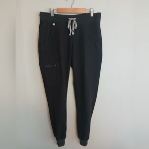 Fig's Women's Technical Collection Black Jogger Scrub Pants Size Small